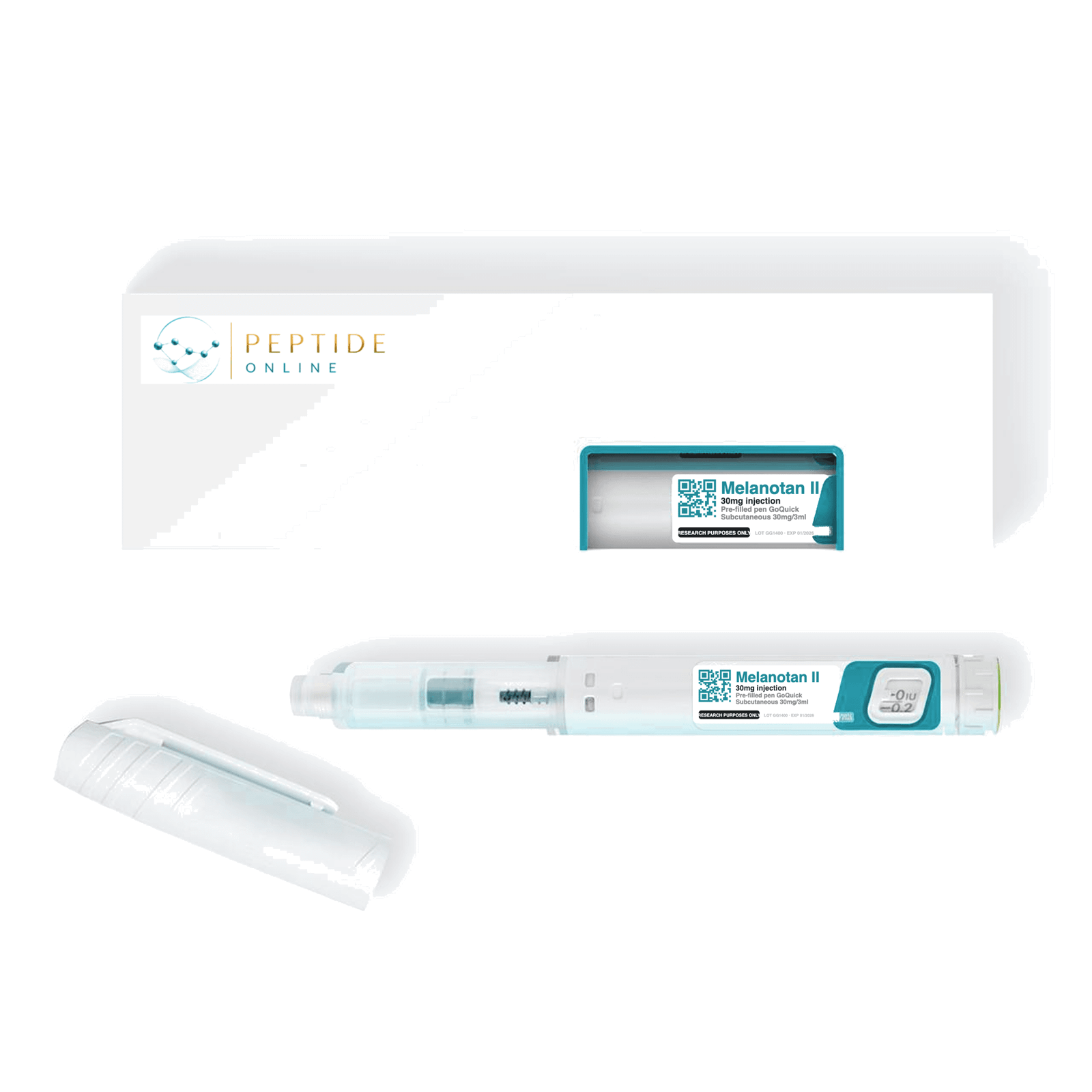 Melanotan II 30mg Melanotan II Peptide Pen 30mg - Afbeelding 1