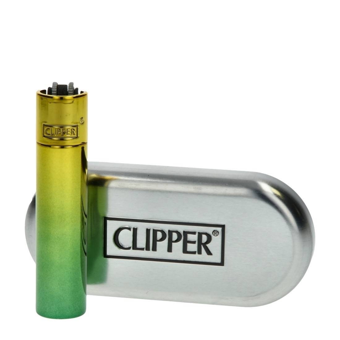 Clipper Metal Green Gradient + Case Clipper Metal Green Gradient + Case