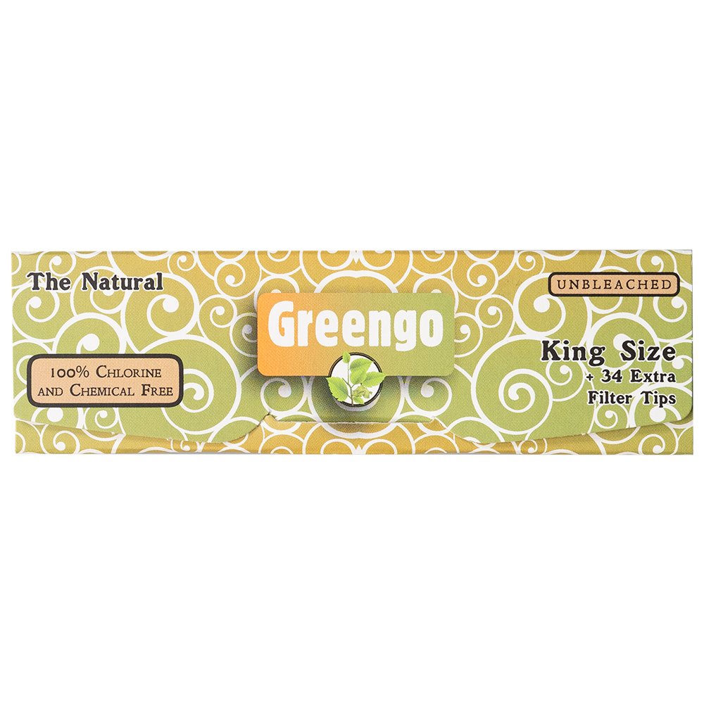 GreenGo Papers Unbleached - Kingsize + Tips GreenGo Papers Unbleached - Kingsize + Tips