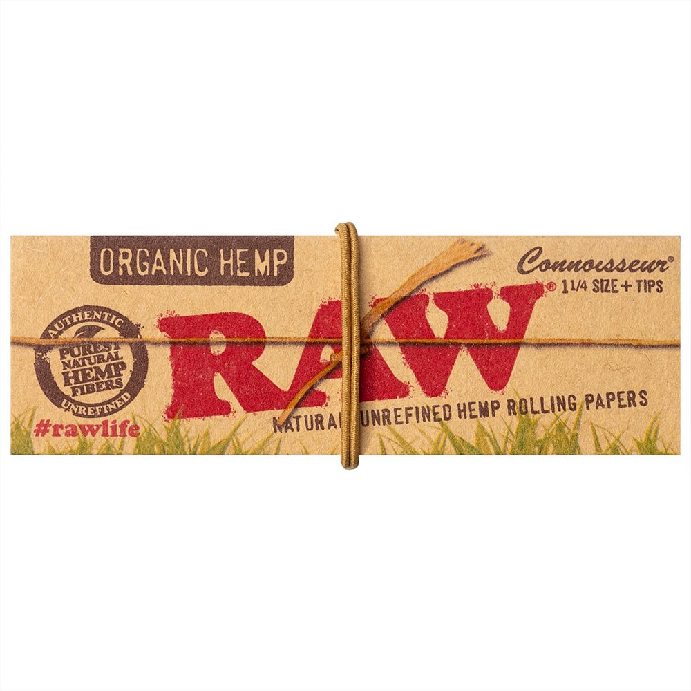 RAW Organic Connoisseur - 1 1/4 + Tips RAW Organic Connoisseur - 1 1/4 + Tips