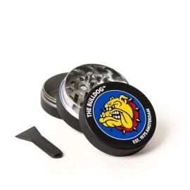 De Bulldog Metalen 3-delige Grinder Zwart De Bulldog Metalen 3-delige Grinder Zwart