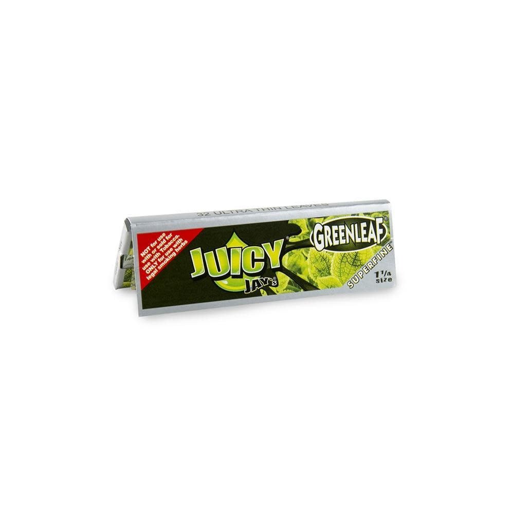 Juicy Jays Fine Green Leaf Papers - 1 1/4 Juicy Jays Fine Green Leaf Papers - 1 1/4