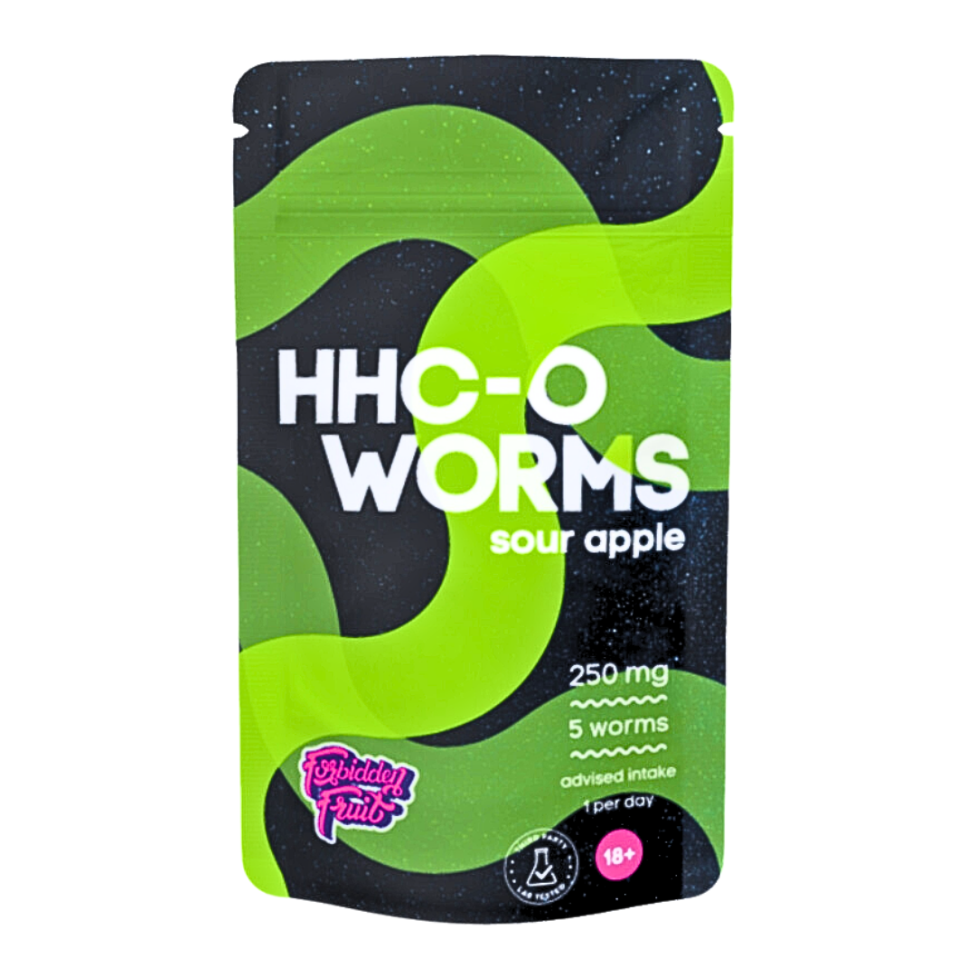 Forbidden Fruit HHC-O Sour Apple Worms Forbidden Fruit HHC-O Sour Apple Worms