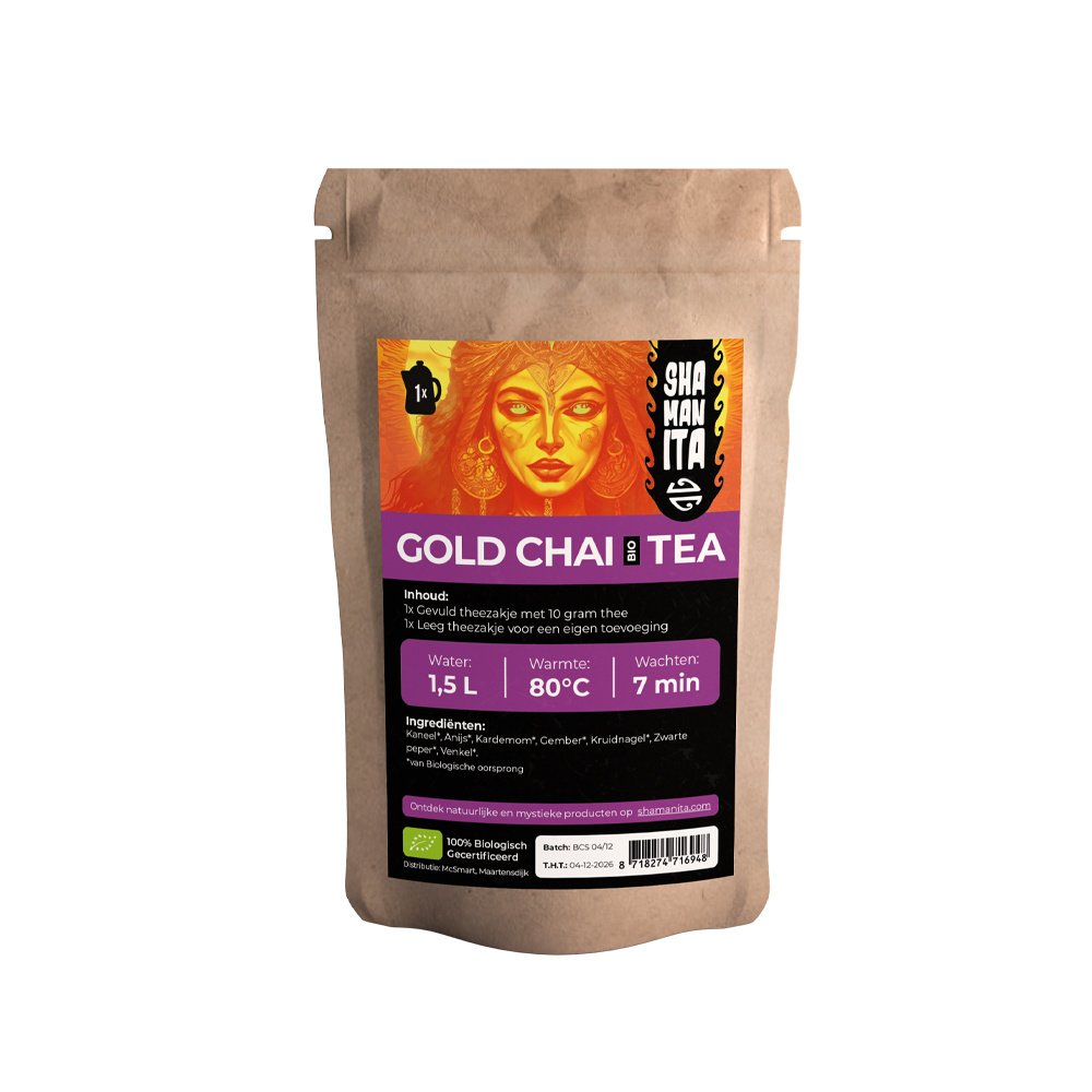 Shamanita Gold Chai BIO Tea - 10 gram Shamanita Gold Chai BIO Tea - 10 gram